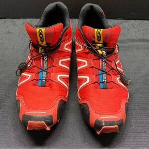 Salomon Speedcross 3. Red trail running men’s size 13.